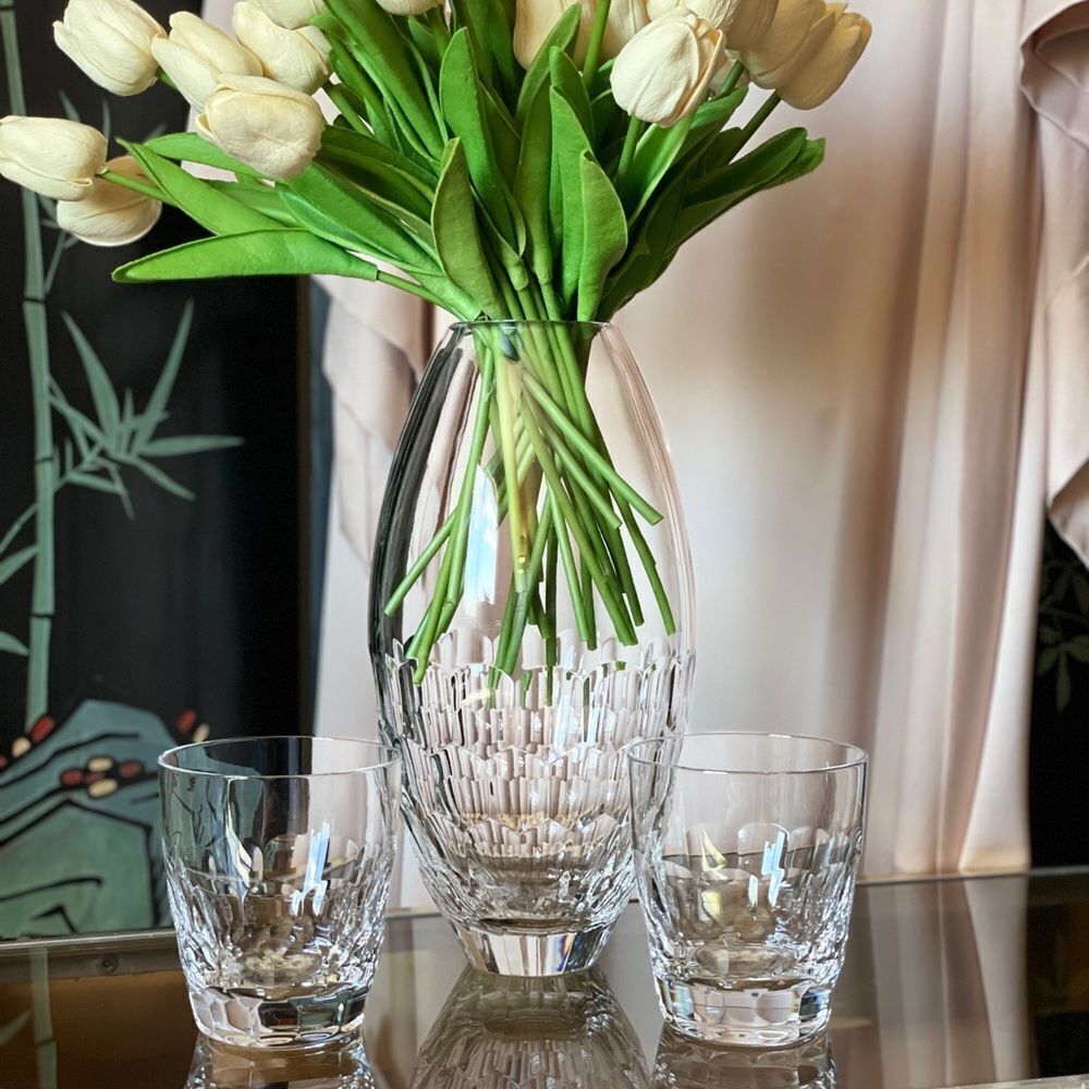 ♥️ Monique Lhuillier, Atelier Double Old Fashioned Glasses, pair Royal Doulton